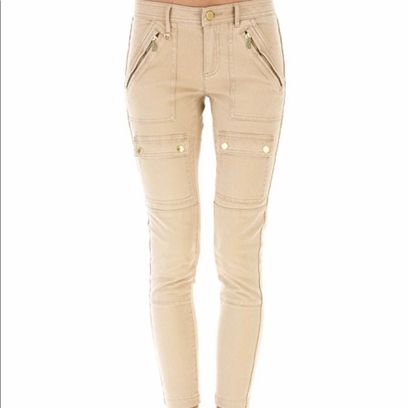 🆕 MICHAEL Michael Kors Khaki Pants/Green Top - Picture 2 of 11